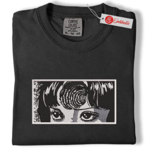 Alternative view of Naruto Uzumaki Embroidered Shirt, aruto: Shippuden Shirt, Anime Embroidered Tee, Comfort colors Shirt