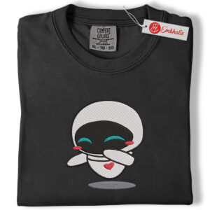 Alternative view of Eva Embroidered Shirt, Neon Genesis Evangelion Shirt, Anime Embroidered Tee, Comfort colors Shirt