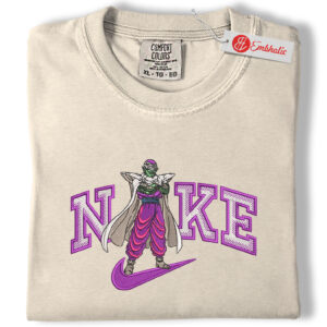 Piccolo Embroidered Shirt, Dragon Ball Shirt, Anime Embroidered Tee, Comfort colors Shirt