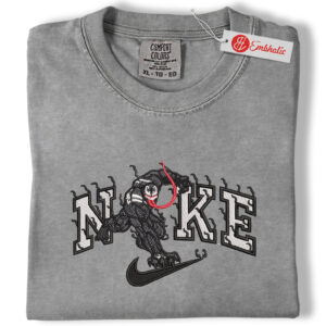 Venom Embroidered Shirt, Venom Shirt, Marvel Comics Embroidered Tee, Comfort colors Shirt