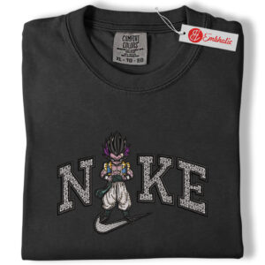 Alternative view of Gotenks Embroidered Shirt, Dragon Ball Shirt, Anime Embroidered Tee, Comfort colors Shirt
