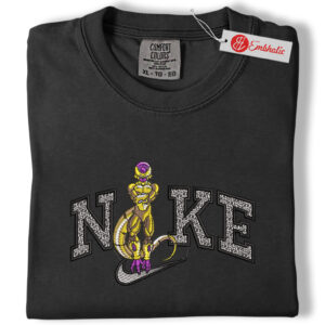 Alternative view of Frieza Embroidered Shirt, Dragon Ball Shirt, Anime Embroidered Tee, Comfort colors Shirt