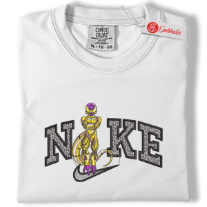 Frieza Embroidered Shirt, Dragon Ball Shirt, Anime Embroidered Tee, Comfort colors Shirt