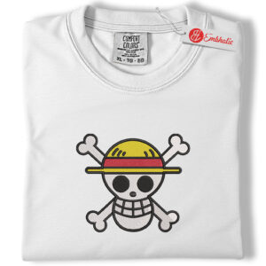 Embroidered Shirt, One Piece Shirt, Anime Embroidered Tee, Comfort colors Shirt