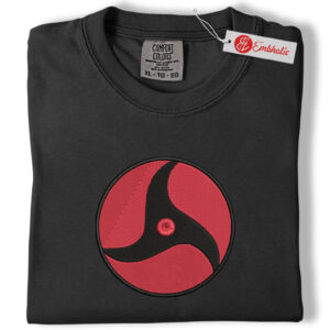 Alternative view of Naruto Embroidered Shirt, Anime Shirt, Anime Embroidered Tee, Comfort colors Shirt