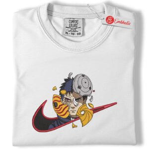 Obito Uchiha Embroidered Shirt, Naruto Shirt, Anime Embroidered Tee, Comfort colors Shirt
