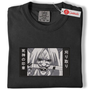 Alternative view of Naruto Embroidered Shirt, Anime Shirt, Anime Embroidered Tee, Comfort colors Shirt