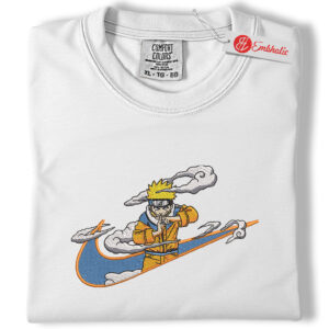 Naruto Embroidered Shirt, Anime Shirt, Anime Embroidered Tee, Comfort colors Shirt