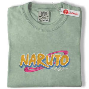 Naruto Embroidered Shirt, Anime Shirt, Anime Embroidered Tee, Comfort colors Shirt
