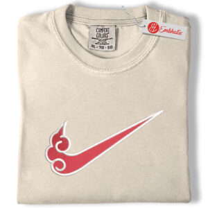 Akatsuki Logo Embroidered Shirt, Naruto Shirt, Anime Embroidered Tee, Comfort colors Shirt