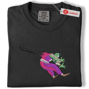 Alternative view of Piccolo Embroidered Shirt, Dragon Ball Shirt, Anime Embroidered Tee, Comfort colors Shirt
