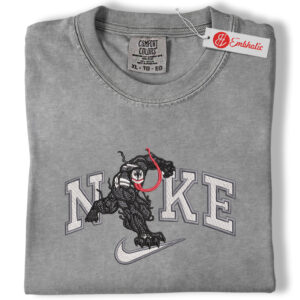 Venom Embroidered Shirt, Venom Shirt, Marvel Comics Embroidered Tee, Comfort colors Shirt
