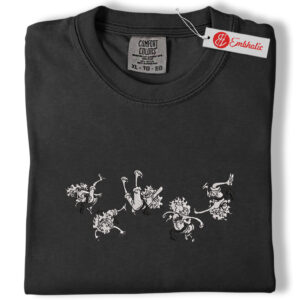 Alternative view of Gear 5 Luffy Embroidered Shirt, One Piece Shirt, Anime Embroidered Tee, Comfort Colors Shirt