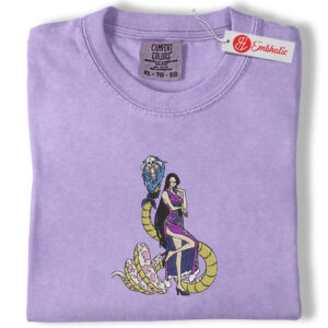 Boa Hancock Embroidered Shirt, One Piece Shirt, Anime Embroidered Tee, Comfort colors Shirt