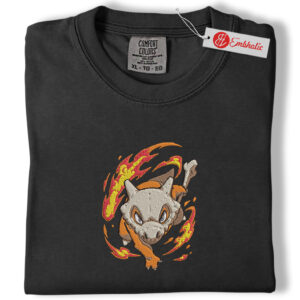 Cuboner Embroidered Shirt, Pokemon Shirt, PKM Shirt, Anime Embroidered Tee, Comfort colors Shirt