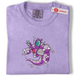 Nidoking Embroidered Shirt, Pokemon Shirt, PKM Shirt, Anime Embroidered Tee, Comfort colors Shirt
