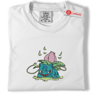 Pokemon Embroidered Shirt, Pokemon Shirt, PKM Shirt, Anime Embroidered Tee, Comfort colors Shirt