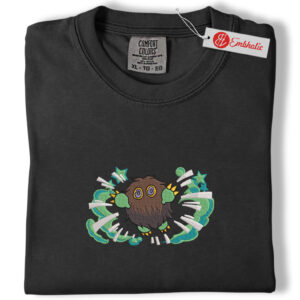 Alternative view of Kubioh vs Yugioh Embroidered Shirt, Anime Shirt, Anime Embroidered Tee, Comfort colors Shirt
