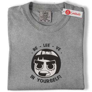 Rock Lee Embroidered Shirt, Naruto Shirt, Anime Embroidered Tee, Comfort colors Shirt