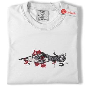 Itachi Uchiha Embroidered Shirt, Naruto Shirt, Anime Embroidered Tee, Comfort colors Shirt