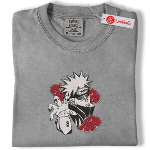 Pain Embroidered Shirt, Naruto Shirt, Anime Embroidered Tee, Comfort colors Shirt