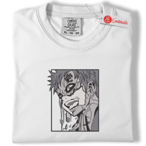 Gaara Embroidered Shirt, Naruto Shirt, Anime Embroidered Tee, Comfort colors Shirt
