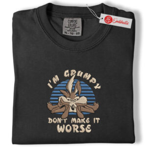 Looney Tunes Embroidered Shirt, Looney Tunes Shirt, Animated Embroidered Tee, Comfort colors Shirt