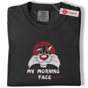 Alternative view of Looney Tunes Embroidered Shirt, Looney Tunes Shirt, Animated Embroidered Tee, Comfort colors Shirt