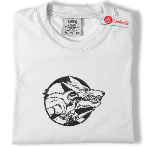 Kiba Akamaru Embroidered Shirt, Naruto Shirt, Anime Embroidered Tee, Comfort Colors Shirt
