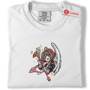 Pokemon Embroidered Shirt, PKM Shirt, Anime Embroidered Tee, Comfort colors Shirt