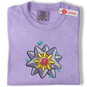 Pokemon Embroidered Shirt, PKM Shirt, Anime Embroidered Tee, Comfort colors Shirt