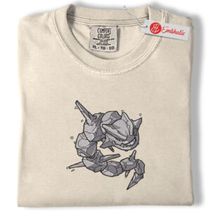 Pokemon Embroidered Shirt, PKM Shirt, Anime Embroidered Tee, Comfort colors Shirt