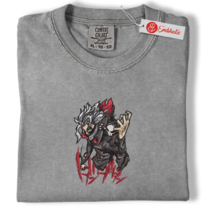 Garou Hero Hunter Embroidered Shirt, Anime Shirt, Anime Embroidered Tee, Comfort Colors Shirt